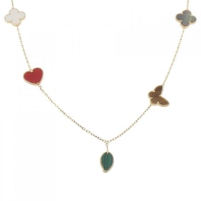 Van Cleef & Arpels Lucky Alhambra 12 motif necklace