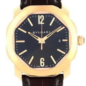 Bvlgari Octoroma PG OCP41G OCP41C1GLD PG/RG Automatic Watch