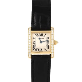 Cartier Tank Française SM YG D WE100131 Quartz Watch