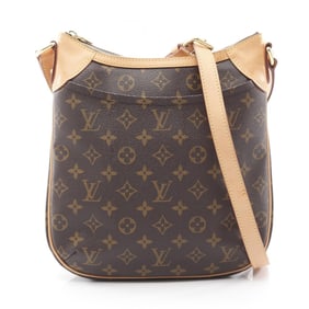 Louis Vuitton Odeon PM Monogram Shoulder Bag, Coated Canvas and Leather, Women's, Brown, M56390