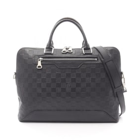 Louis Vuitton Avenue Damier Infini Onyx Business Bag, Leather, Men's, Black, N41020