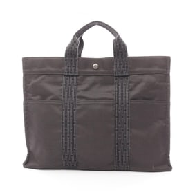 Hermes Hermès Air Line MM Tote Bag, Nylon Canvas, Men's and Women's, Gray