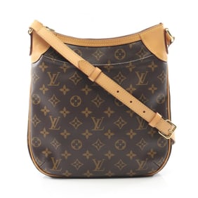 Louis Vuitton Odeon PM Monogram Shoulder Bag, Coated Canvas and Leather, Women's, Brown, M56390