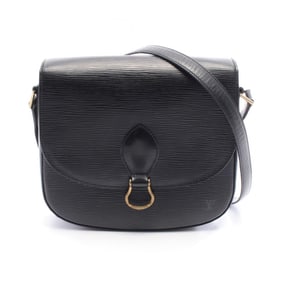 Louis Vuitton Saint-Cloud Epi Noir Shoulder Bag, Leather, Women's, Black, M52192