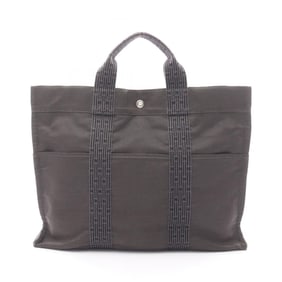 Hermes Hermès Air Line MM Tote Bag, Nylon Canvas, Men's and Women's, Gray