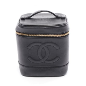 CHANEL Coco Mark Handbag Bag in Caviar (Grained Calfskin) for Women, Black