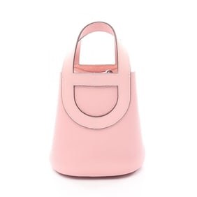 Hermes Hermès In the Loop 18 Rose Sakura handbag in Taurillon Clemence leather, Swift and pink.