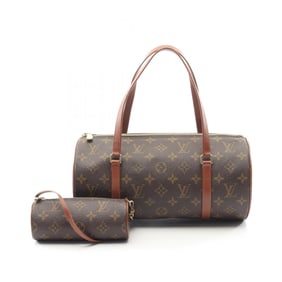 Louis Vuitton Papillon 30 Monogram Handbag (Old Model) - Coated Canvas and Leather, Women's, Brown,