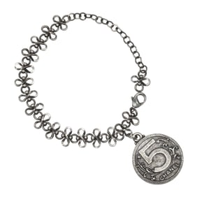 Chanel Mademoiselle Coin 03P Medal Bracelet, Approx. 25.1g, CHANEL
