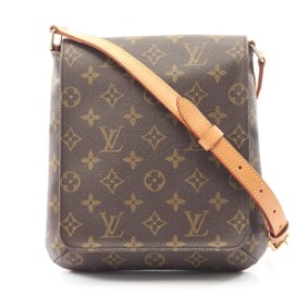 Louis Vuitton Musette Salsa Long Strap Monogram Shoulder Bag, Coated Canvas and Leather, Brown,