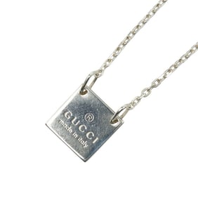 Gucci Mini Square Necklace SV925 Silver Women's GUCCI