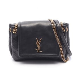Yves Saint Laurent Saint Laurent Paris Monogram Mini Nolita Shoulder Bag, Leather, Women's, Black,