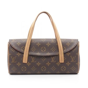 Louis Vuitton Sonatine Monogram Handbag, Coated Canvas and Leather, Women's, Brown, M51902