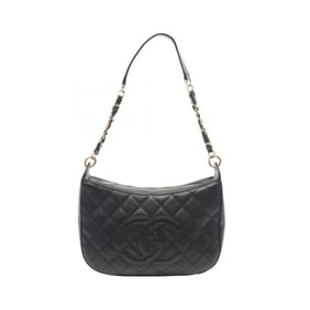 CHANEL Matelasse Shoulder Bag in Caviar (Grained Calfskin) for Women, Black