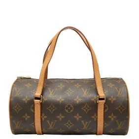 Louis Vuitton Monogram Papillon 26 Shoulder Bag M51386 Brown Leather Women's LOUIS VUITTON