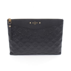 Louis Vuitton Monogram Empreinte Everyday Pouch, Second Bag, Clutch Leather, Women's, Black, M62937