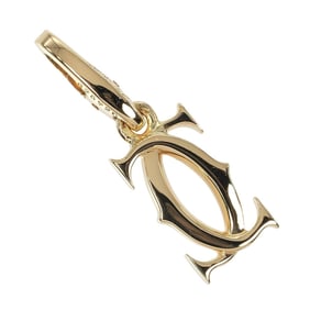 Cartier 2C Charm Pendant in 18K Yellow Gold