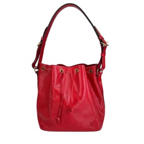 Louis Vuitton Petit Noe Shoulder Bag M44107 Epi Leather Castilian Red 1995 AR0925 A5 Drawstring