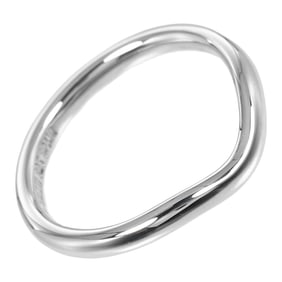 Tiffany & Co. Curved Band Ring, Size 6, Sterling Silver, Made in Spain, Approx. 1.5g, Women's