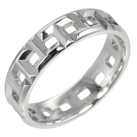 Tiffany & Co. T True Wide Ring, size 15, 5.5mm band, 18K white gold, approximately 5.2g.