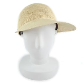 Hermès HERMES Straw Hat, Other Hats, 191028N 1858, Straw, Natural Beige, Women's, Unused
