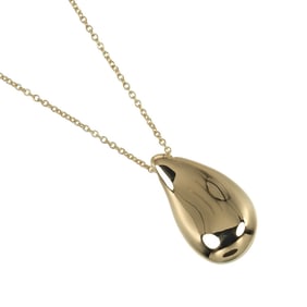 Tiffany & Co. Large Teardrop Necklace in 18K Yellow Gold, Approx. 9.1g