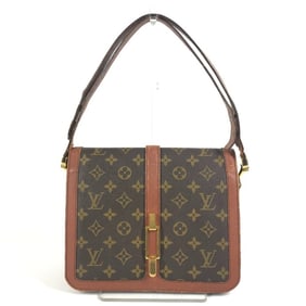 LOUIS VUITTON M51412 Monogram Rondo Point Vintage Flap Shoulder Bag in Canvas, Brown, for Men and