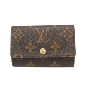 Louis Vuitton Monogram Key Holder 6 M62630 Men,Women Monogram Key Case Brown