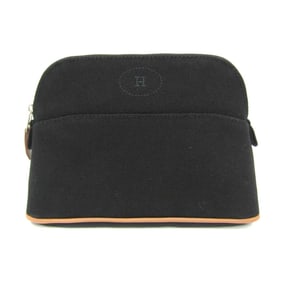 Hermes Bolide Mini 20 Women's Cotton Pouch Black,Brown