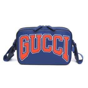Gucci 774453 Women,Men Leather Clutch Bag,Shoulder Bag Blue,Orange