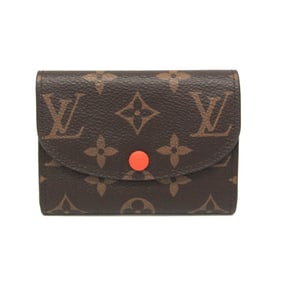 Louis Vuitton Monogram Rosalie Coin Case M64068 Women's Monogram Coin Purse/coin Case Brown,Orange
