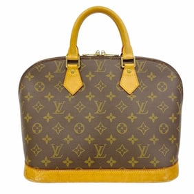 Louis Vuitton Monogram Alma Handbag M51130 Brown Women's