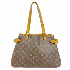 Louis Vuitton Monogram Batignolles Horizontal Tote Bag M51154 Brown Women's