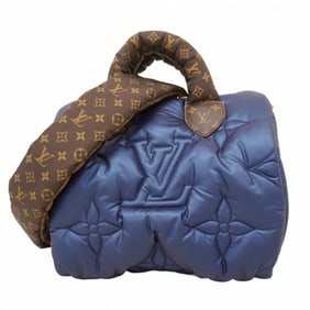 Louis Vuitton LV Pillow Speedy Bandouliere 25 Handbag M21061 Blue/Brown 2-Way Bag for Women