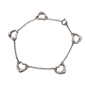 Tiffany 5-row heart bracelet in 925 silver for women
