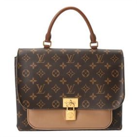 LOUIS VUITTON Monogram Marignan Sesame M44257 Women's Canvas Handbag, Condition: B, Pre-owned, Ginzo