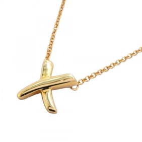Tiffany Kiss necklace in 18KYG yellow gold for women