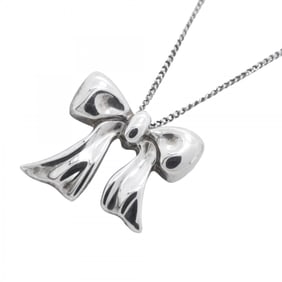 Tiffany ribbon necklace in silver 925 for women