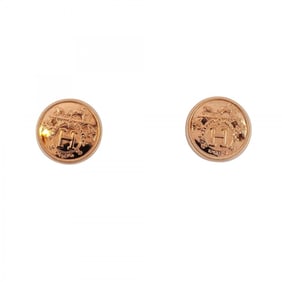 Hermes Ex Libris earrings in 18KPG pink gold for women