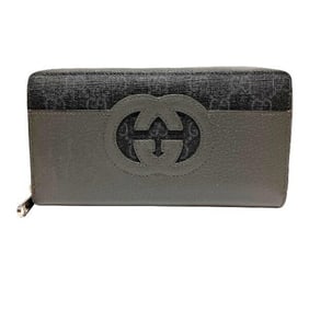 Gucci Cutout Interlocking G Zip-Around Wallet 701423 Long for Men and Women