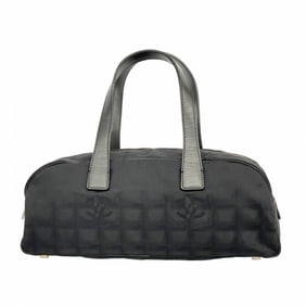 Chanel New Travel Nylon Handbag in Black Champagne for Women