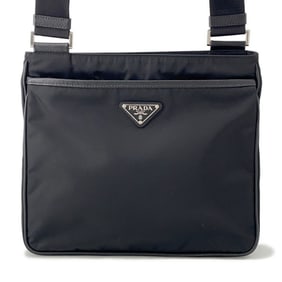 Prada Re-Nylon Triangle Shoulder Bag 2VH118 PRADA Black