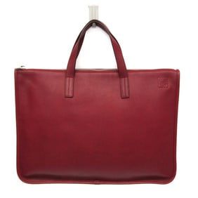 Loewe New Toledo Men's Leather Briefcase,Handbag Red Color