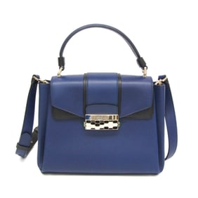 Bvlgari Serpenti Viper Women's Leather Handbag,Shoulder Bag Blue