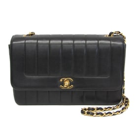 Chanel Mademoiselle Chain Shoulder Bag Women's Leather Shoulder Bag Black