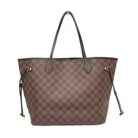 Louis Vuitton Damier Neverfull MM N51105 Women's Tote Bag Brown,Ebene