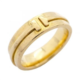 Tiffany T-Narrow Ring, 18KYG Yellow Gold, Size 11, Women's