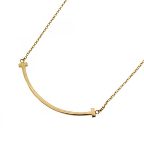 Tiffany T Smile Necklace in 18KYG Yellow Gold for Women