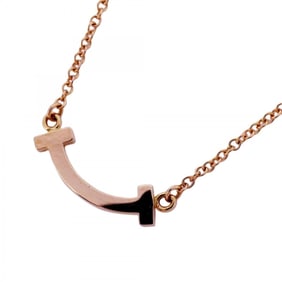 Tiffany T Smile Mini Necklace in 18K Pink Gold for Women