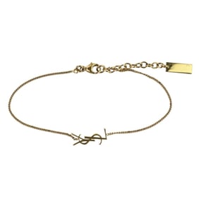Yves Saint Laurent SAINT LAURENT PARIS Cassandra Chain Bracelet, Gold, Women's